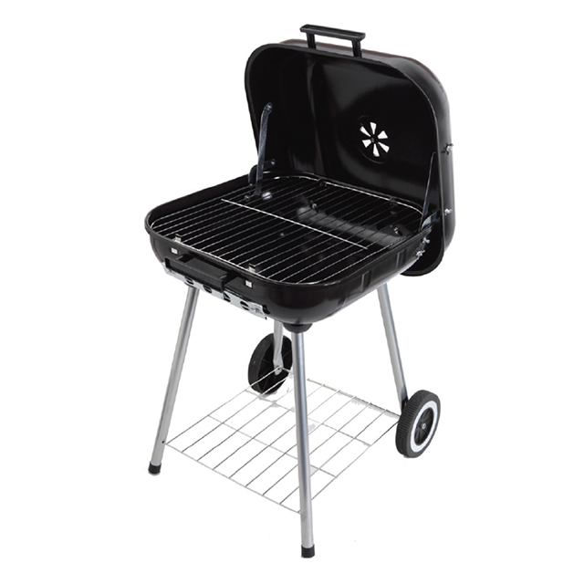 Gibson Home Kingston Portable BBQ Grill in Black